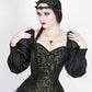 Lerato Gothic Gold Corset with Attached Sleeve
