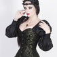 Lerato Gothic Gold Corset with Attached Sleeve