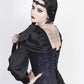 Rosaline Gothic Purple Corset with Attached Sleeve