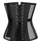Lanzo Black Overbust Mesh Corset