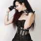 Lanzo Black Overbust Mesh Corset