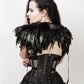 Richelle Black Underbust Mesh Curvy Corset