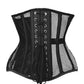 Richelle Black Underbust Mesh Curvy Corset