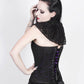 Fidela Purple Overlay Corset with Victorian Lace Choker
