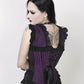 Leeba Purple Brocade Gothic Corset