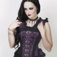 Leeba Purple Brocade Gothic Corset