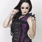 Leeba Purple Brocade Gothic Corset