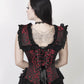 Clayton Gothic Maroon Brocade Corset