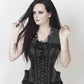 Ferapont Burlesque Black Brocade Corset