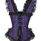 Ainslee Burlesque Purple Overbust Corset