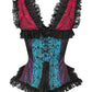 Daere Gothic Overbust Brocade Corset