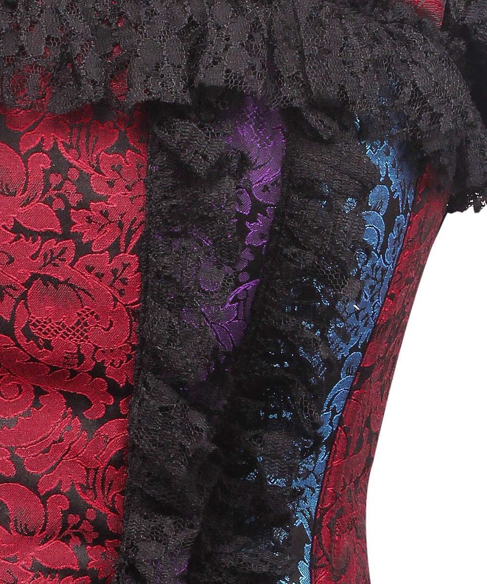 Daere Gothic Overbust Brocade Corset