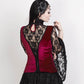Fidelis Long Flared Sleeve Gothic Maroon Top