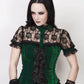 Leofric Gothic Top in Green Velvet