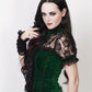 Leofric Gothic Top in Green Velvet