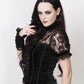 Agrippa Gothic Top in Black Velvet