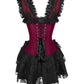 Ferdie Magenta Halter Burlesque Corset Dress