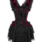 Ferdie Magenta Halter Burlesque Corset Dress