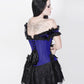 Reino Blue Halter Burlesque Corset Dress