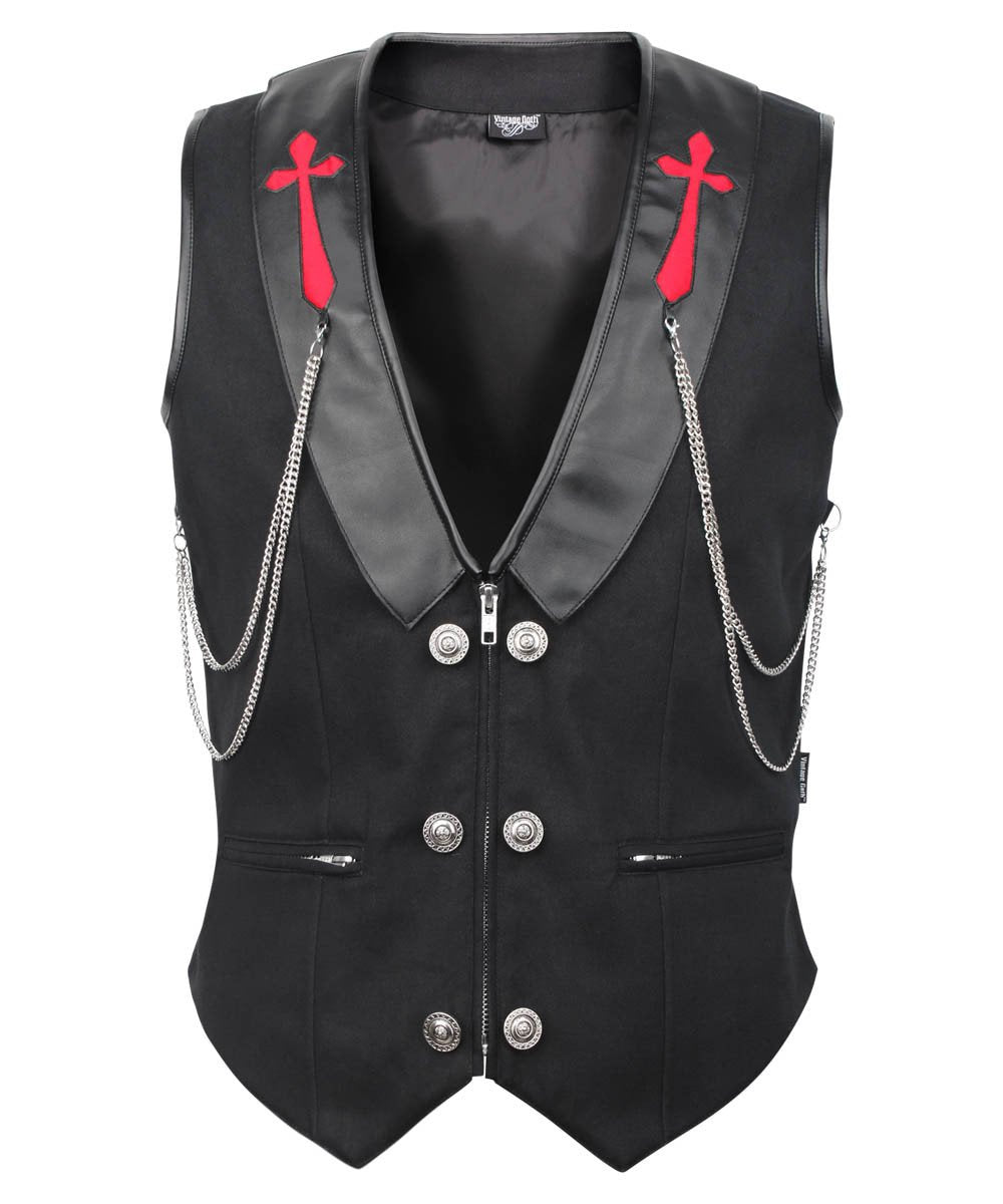 Galine Cotton Gothic Men's Waist Coat