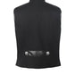Ellayne Gothic Men's Waist Coat in Black Cotton