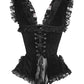 Dahnya Black Velvet Burlesque Corset