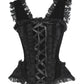 Dahnya Black Velvet Burlesque Corset