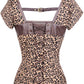 Nairi Leopard Print Cotton Top