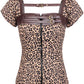 Nairi Leopard Print Cotton Top