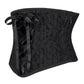 Ellecia Underbust Black Corset with Lace Overlay