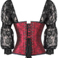 Cathrine Gothic Overbust Corset with Attached Sleeve