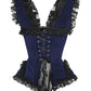 Nanetta Blue Velvet Burlesque Corset