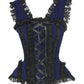 Nanetta Blue Velvet Burlesque Corset