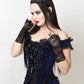 Nanetta Blue Velvet Burlesque Corset