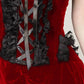 Blenda Velvet Burlesque Maroon Dress
