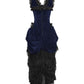 CaitIyn Velvet Burlesque Blue Dress