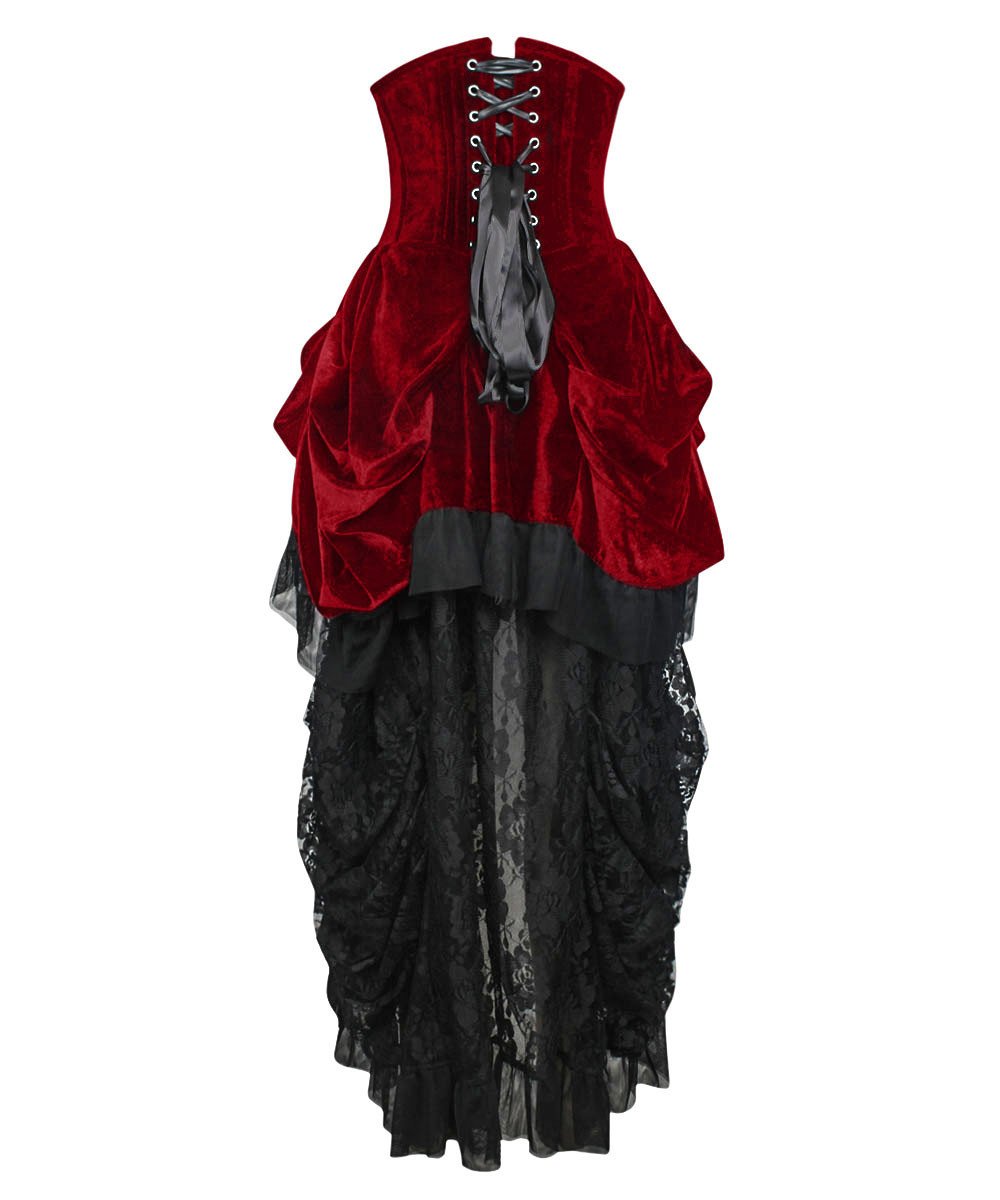Briallan Burlesque Underbust Corset Dress