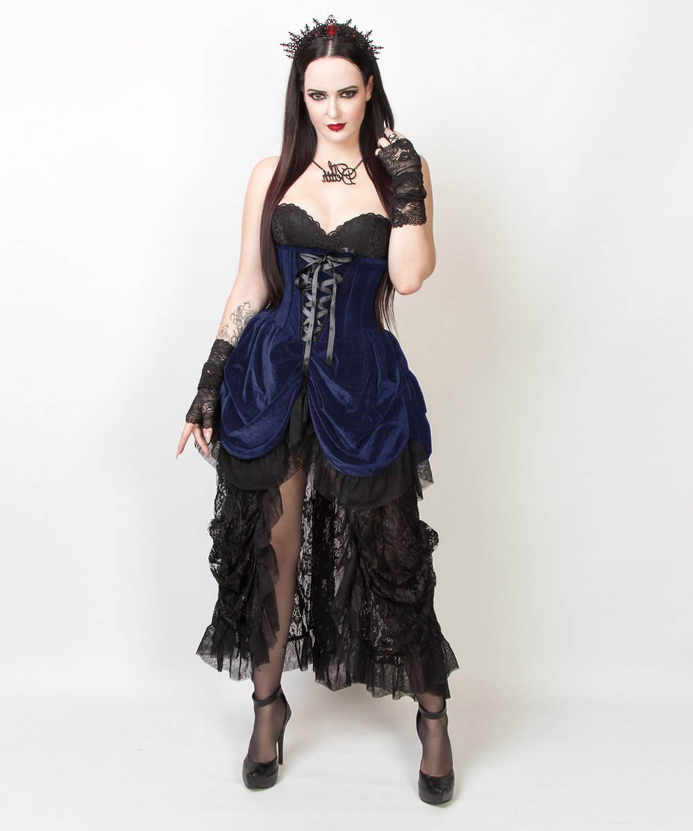 Nanelia Burlesque Underbust Corset Dress