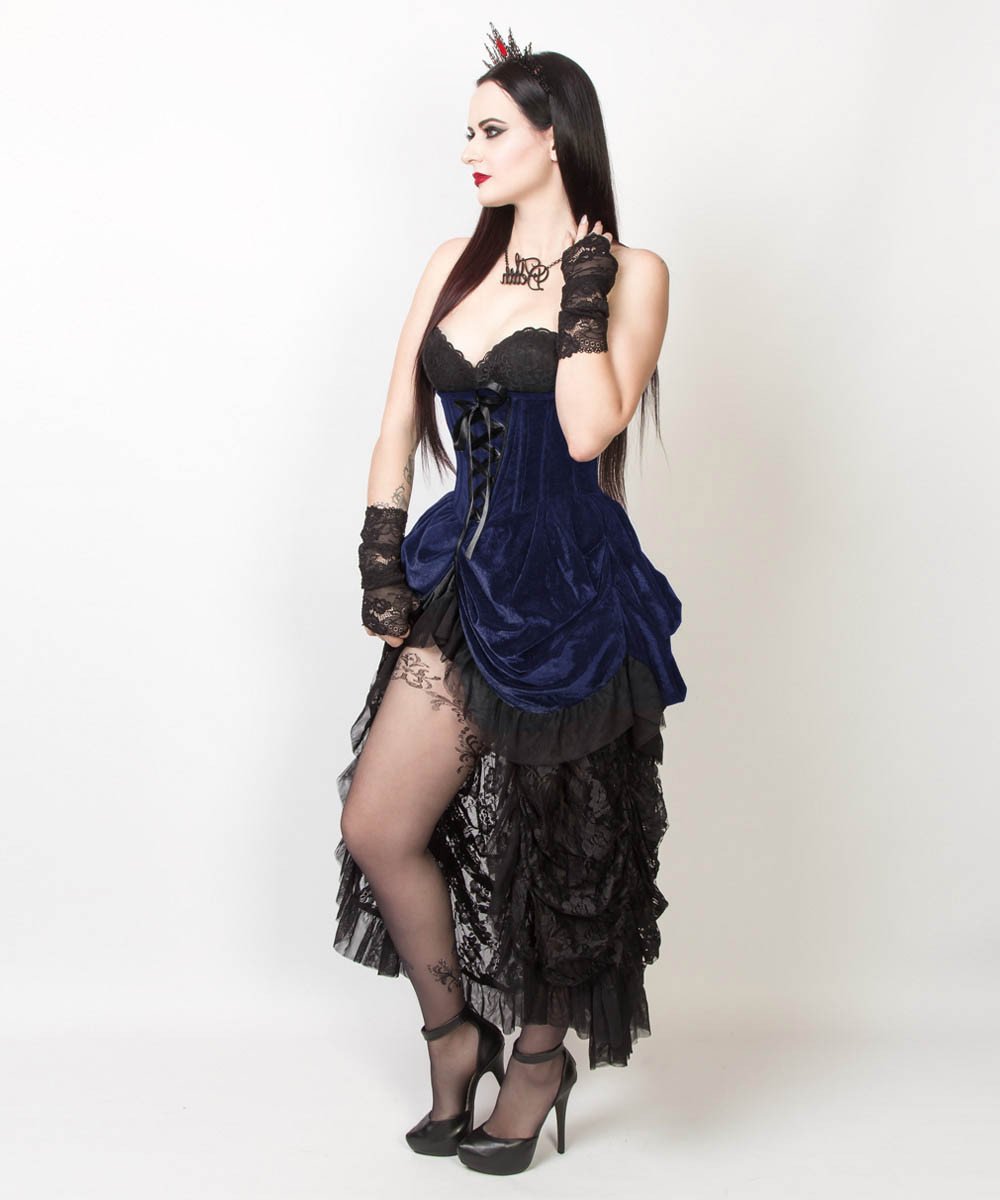 Nanelia Burlesque Underbust Corset Dress