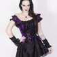 Dahna Purple Halter Burlesque Corset Dress