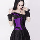 Dahna Purple Halter Burlesque Corset Dress