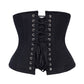 Waist Shaper Black Corset in 100% Cotton