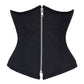 Waist Shaper Black Corset in 100% Cotton