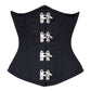 Gussie Black Cotton Underbust Corset