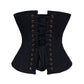 Emere Cotton Black Underbust Corset