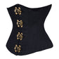 Emere Cotton Black Underbust Corset