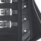 Jaynie Gothic Black Cotton Overbust Corset