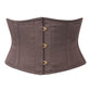 Brown Corset Waist Shaper in 100% Cotton