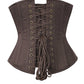 Brown Waist Trainer Corset in 100% Cotton