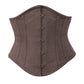 Brown Waist Cincher Corset in 100% Cotton
